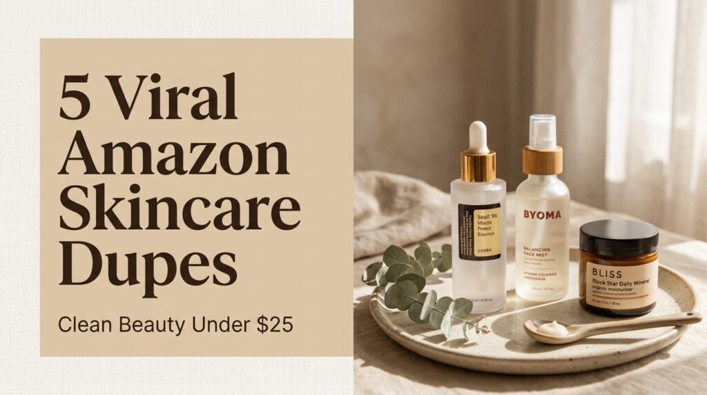 best viral amazon skincare dupes